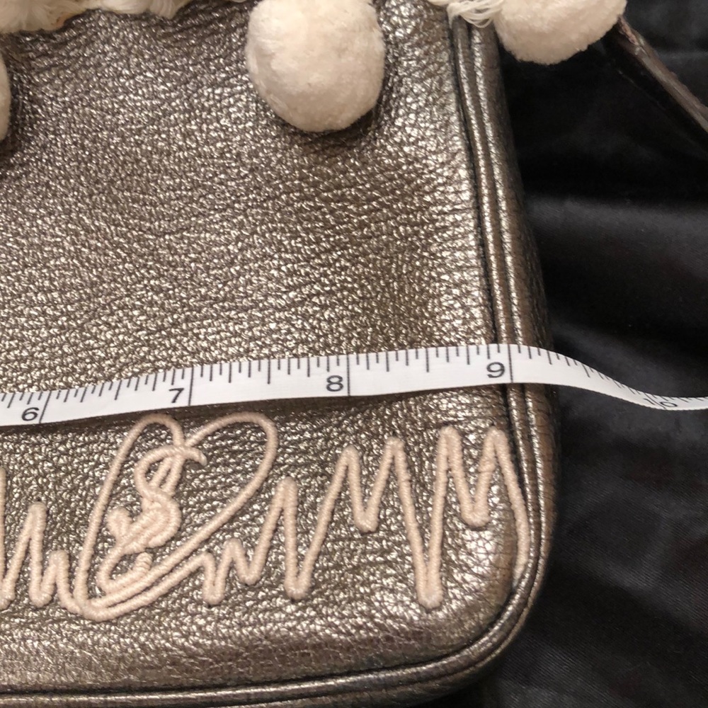 Yves Saint Laurent Pewter Leather Bag - Picture 8 of 16